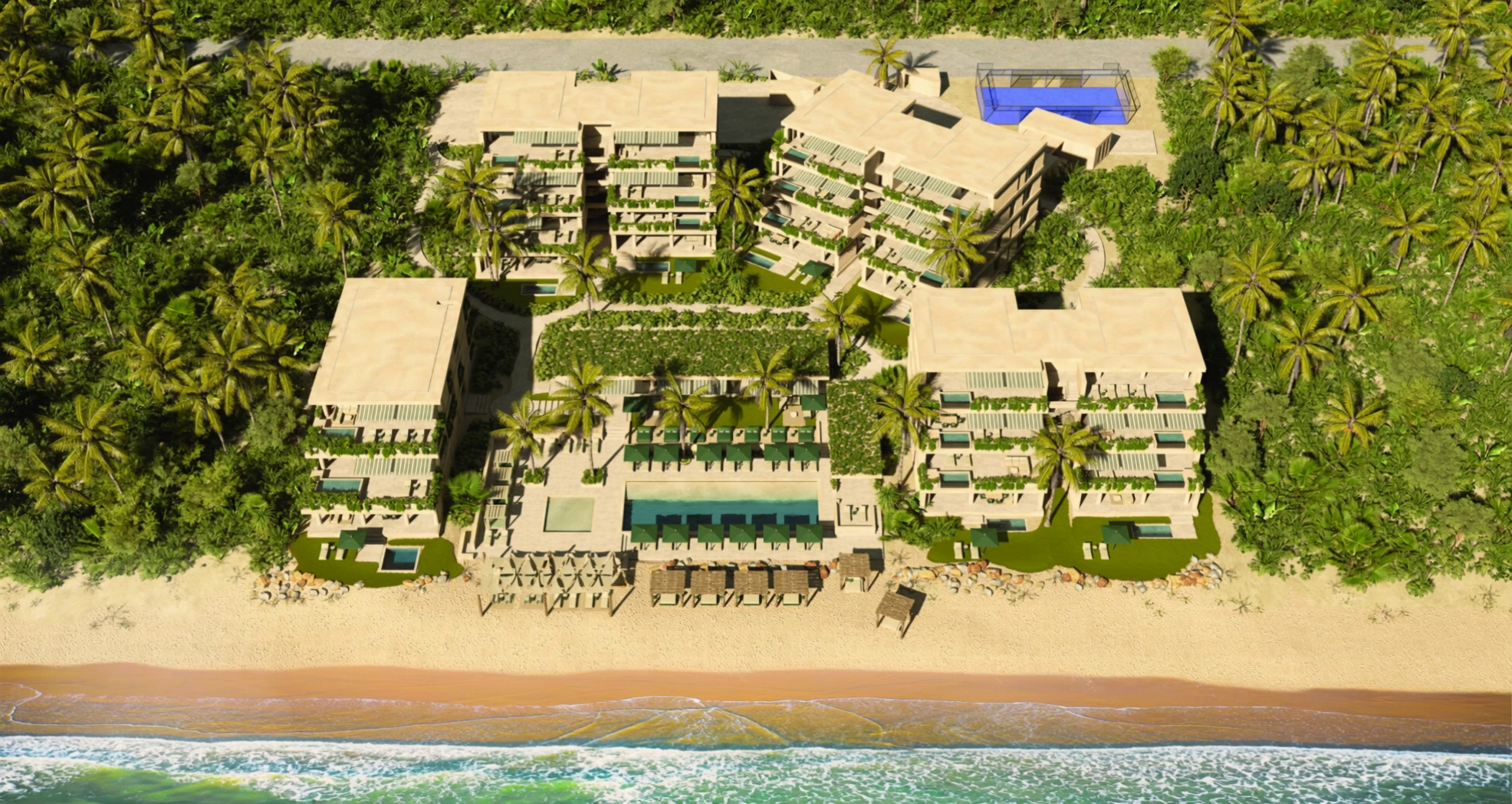 Masterplan de Anera visto desde arriba